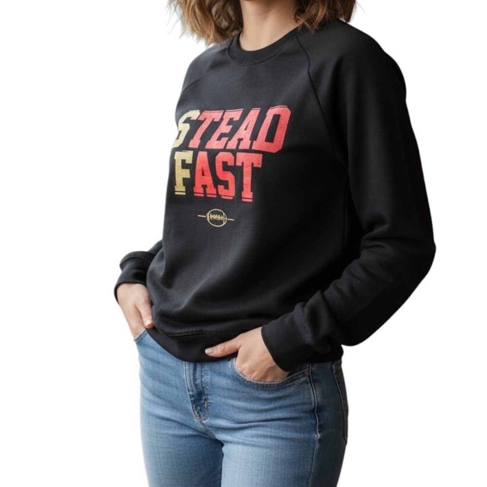 Adapt Clothing Steadfast San Francisco 49ers Sweatshirt Black Size Small